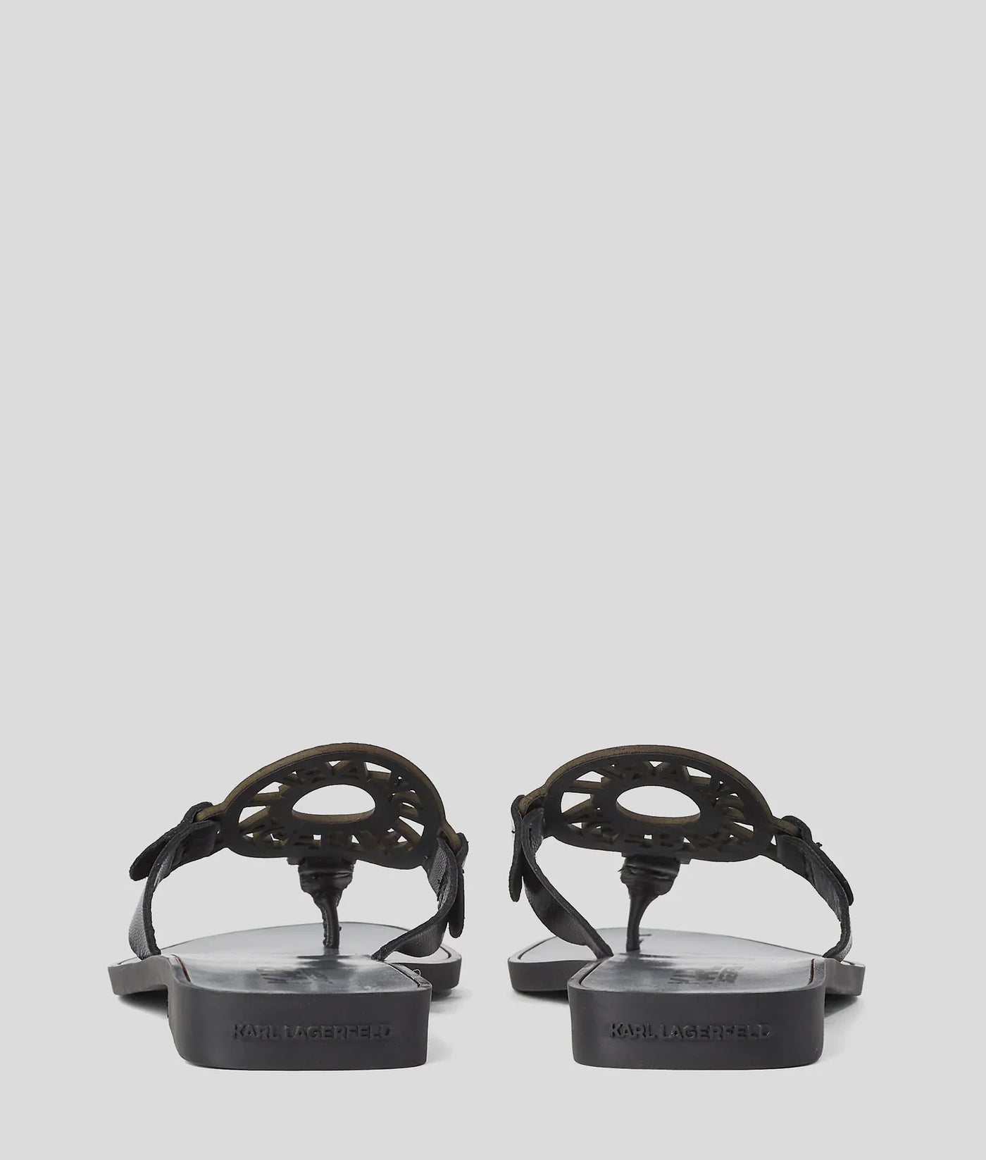 KARL RING LOGO SANDALS