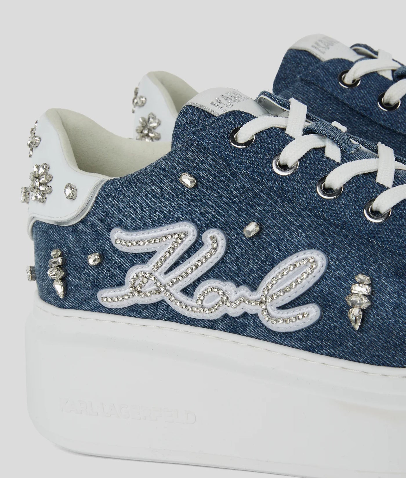 KARL SIGNATURE ANAKAPRI FLORASTONE PATCH SNEAKERS