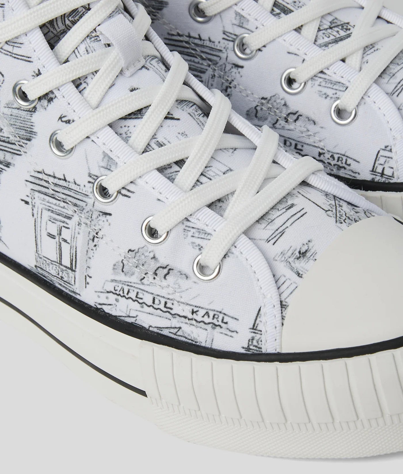 KARL KL X JORGE PARRA HIGH-TOP SNEAKERS