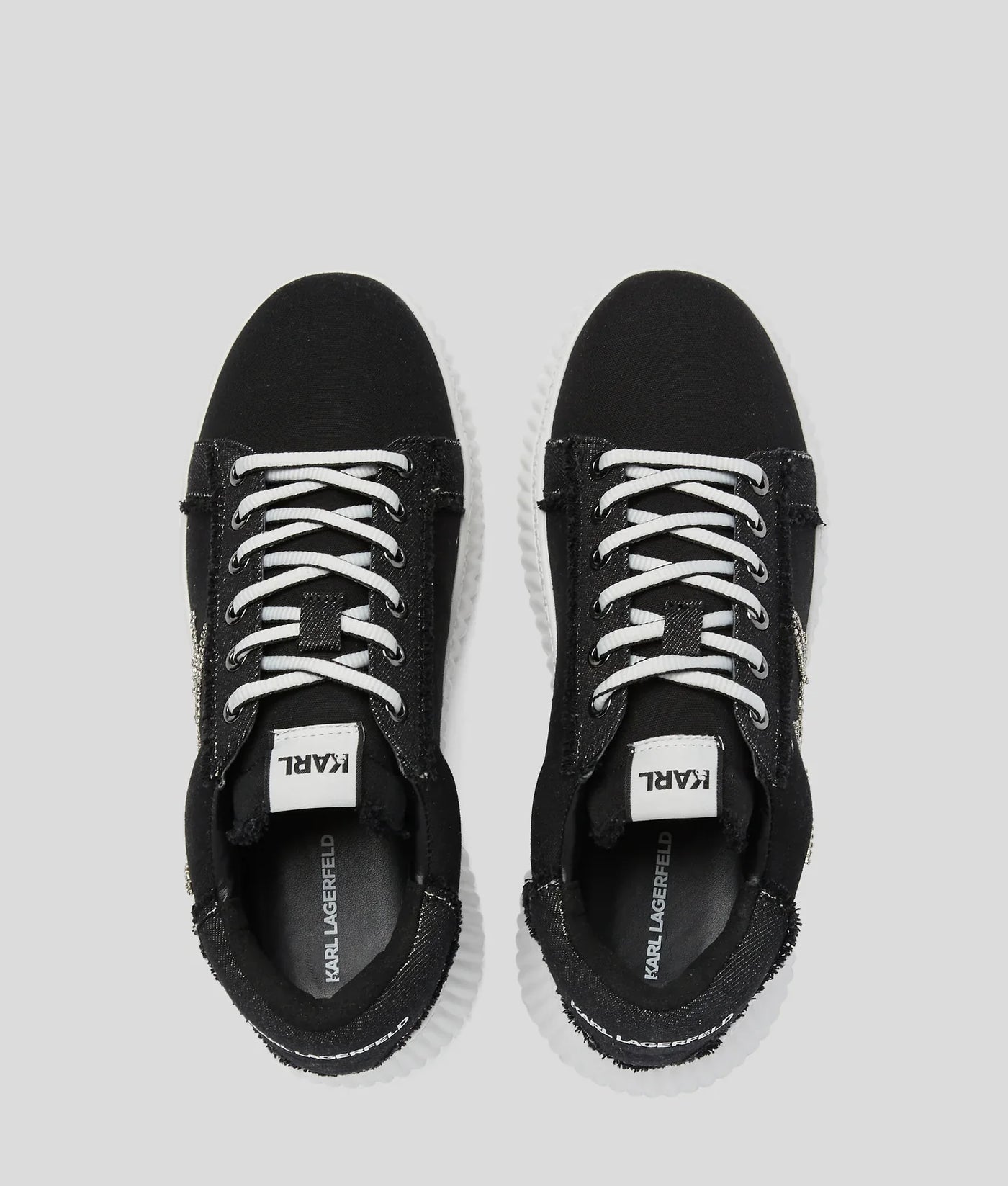 KARL SIGNATURE KREEPER DENIM SNEAKERS