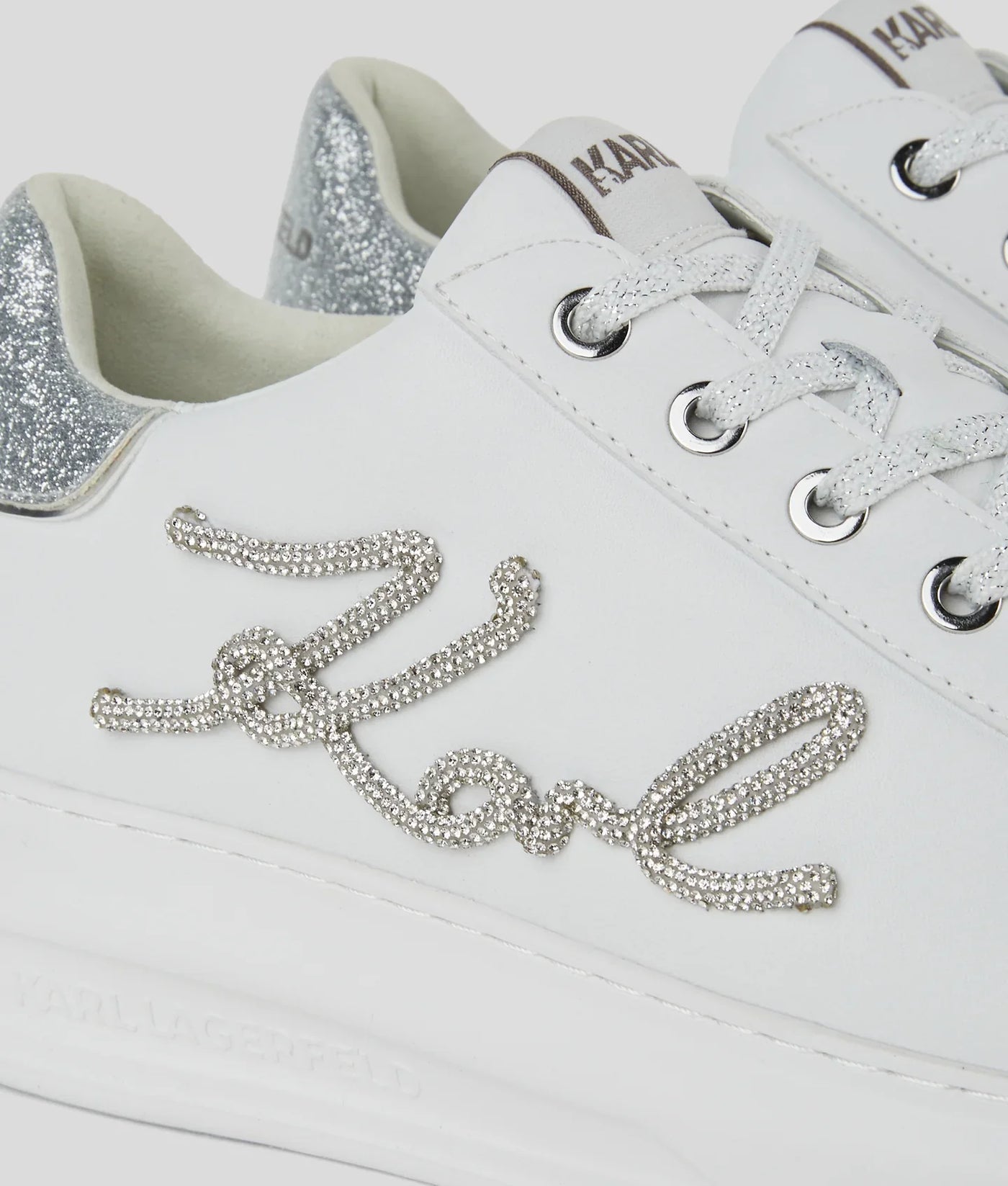 KARL KAPRI SIGNIA RHINESTONE SNEAKERS