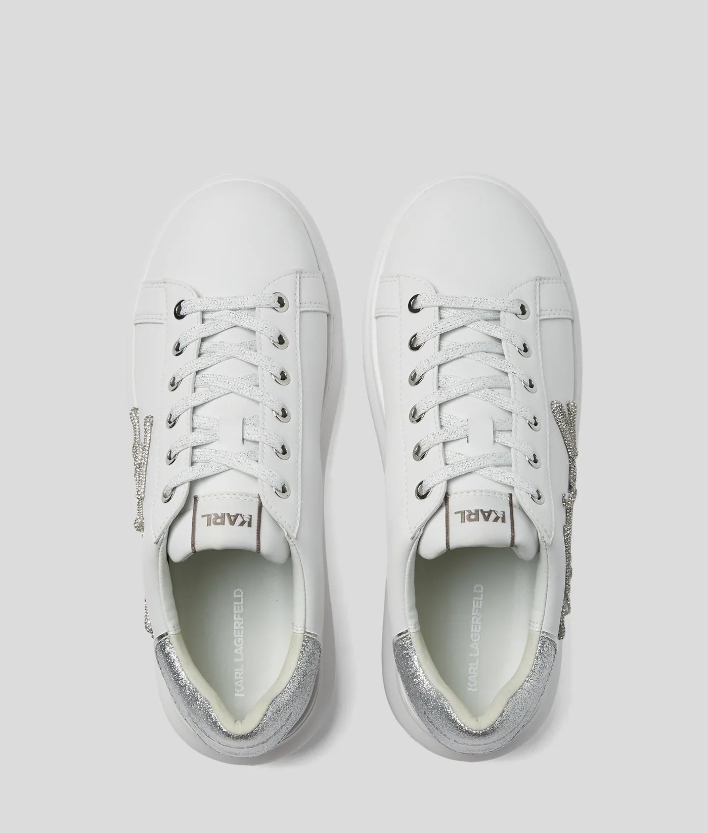 KARL KAPRI SIGNIA RHINESTONE SNEAKERS